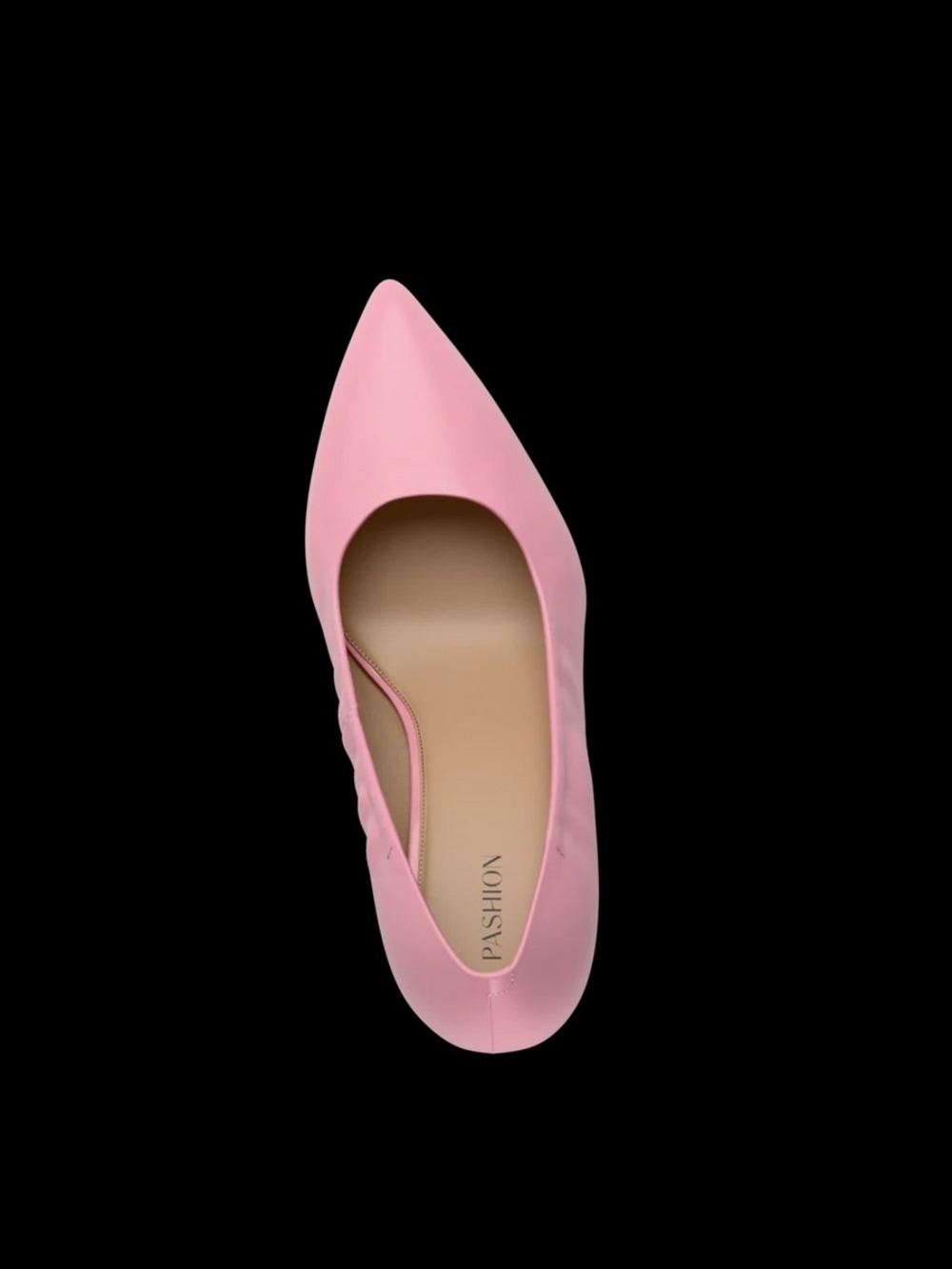 Pashion Footwear Soft Pink "The Pump", Size 7.5 NIB, 3" Inch Block Heel Kit INCL